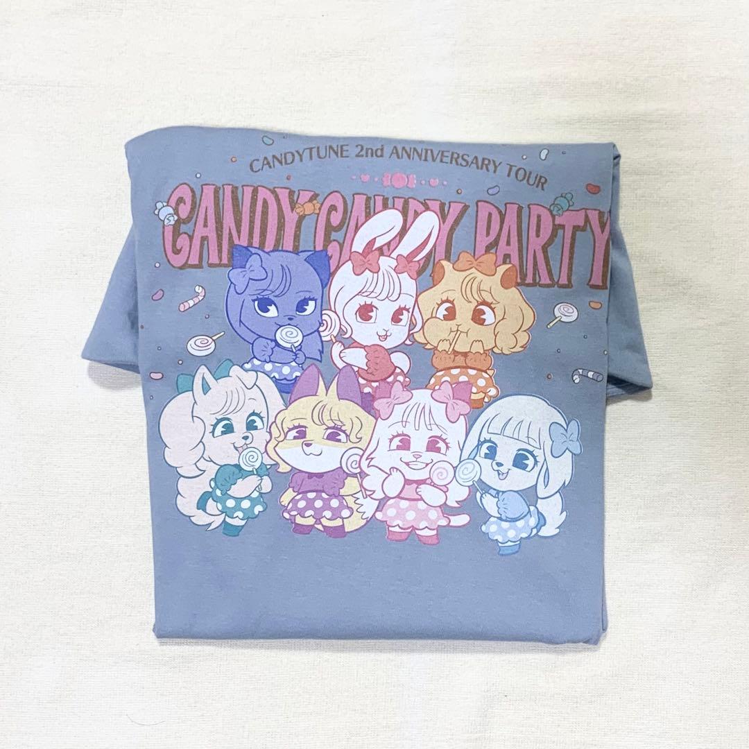 【FC限定】CANDY CANDY PARTY Tシャツ(キャンディブルー)