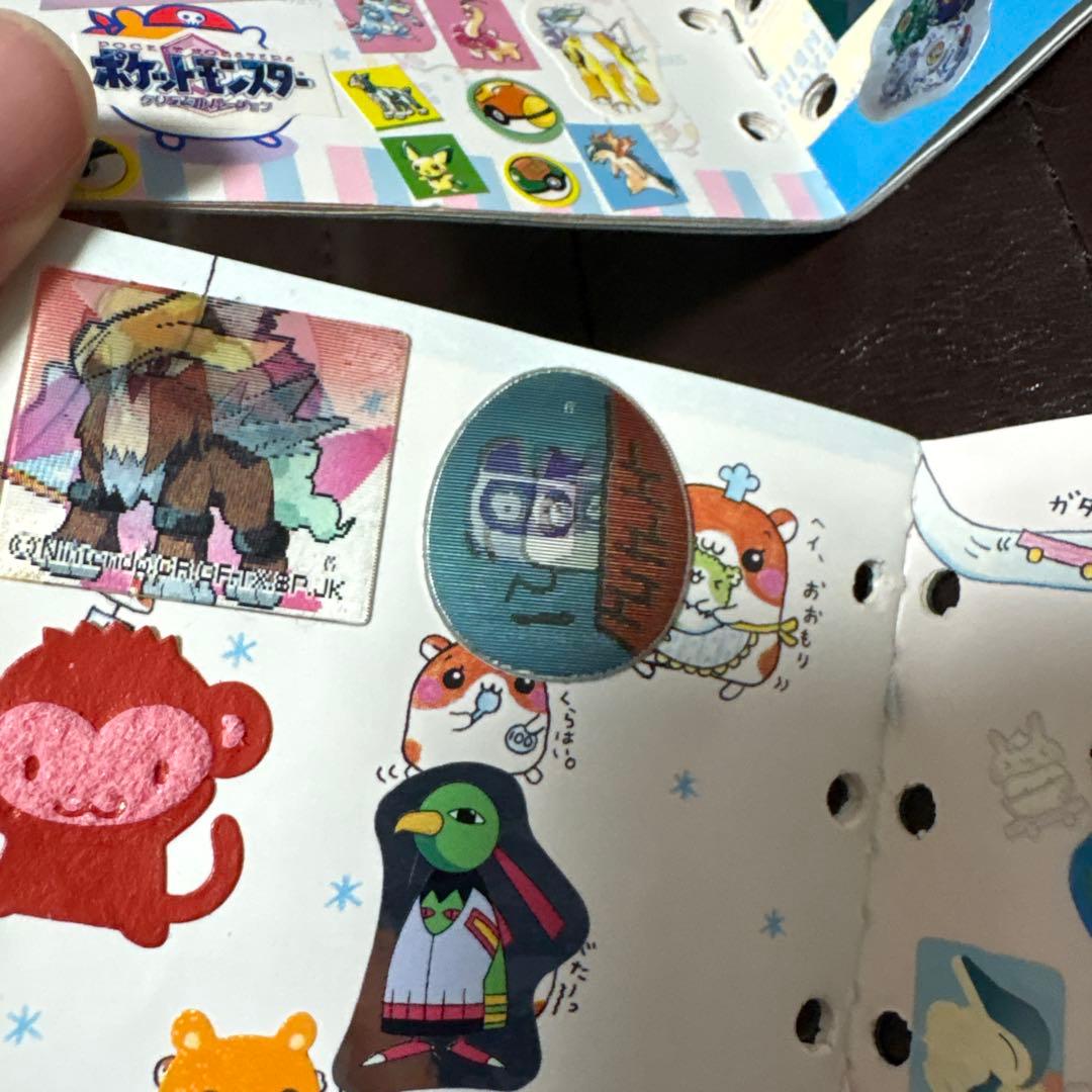 【当時物】平成レトロ　シール付き　シール帳　たまごっち　ポケモン　レア