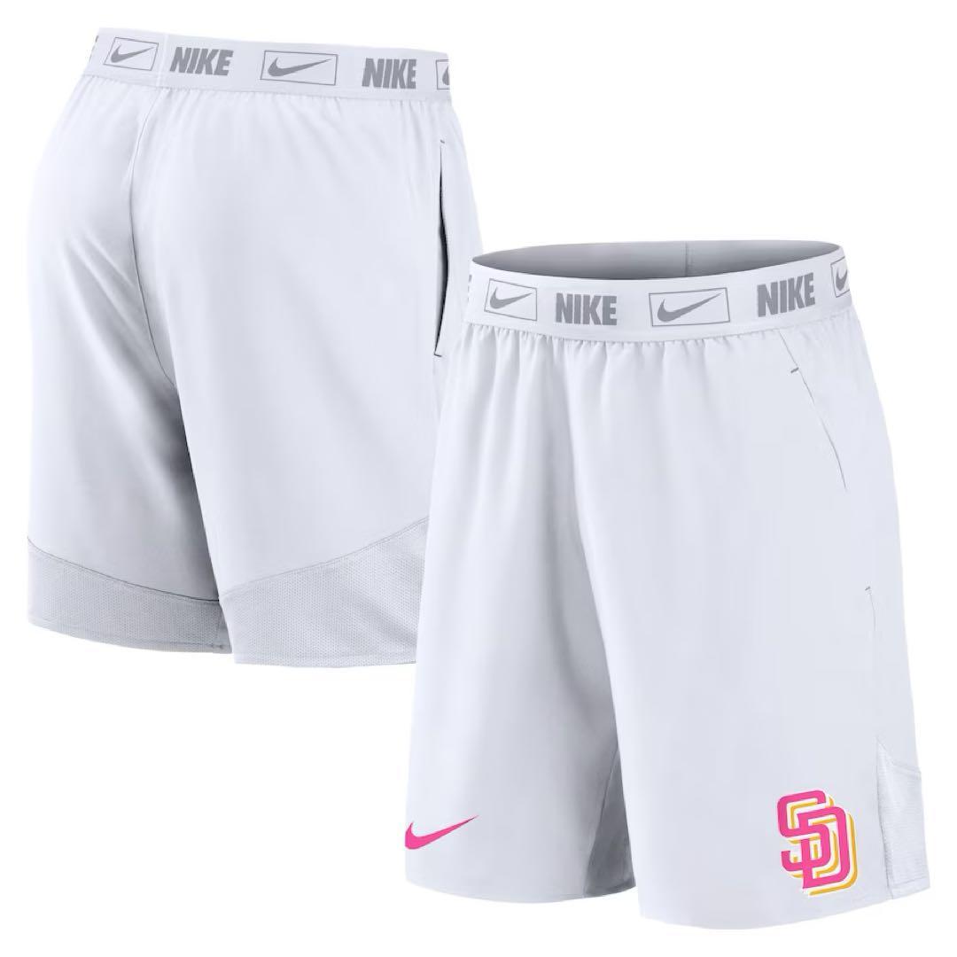 L【NIKE】 Dri-FITサンディエゴ・パドレス　ハーフパンツショートパンツ