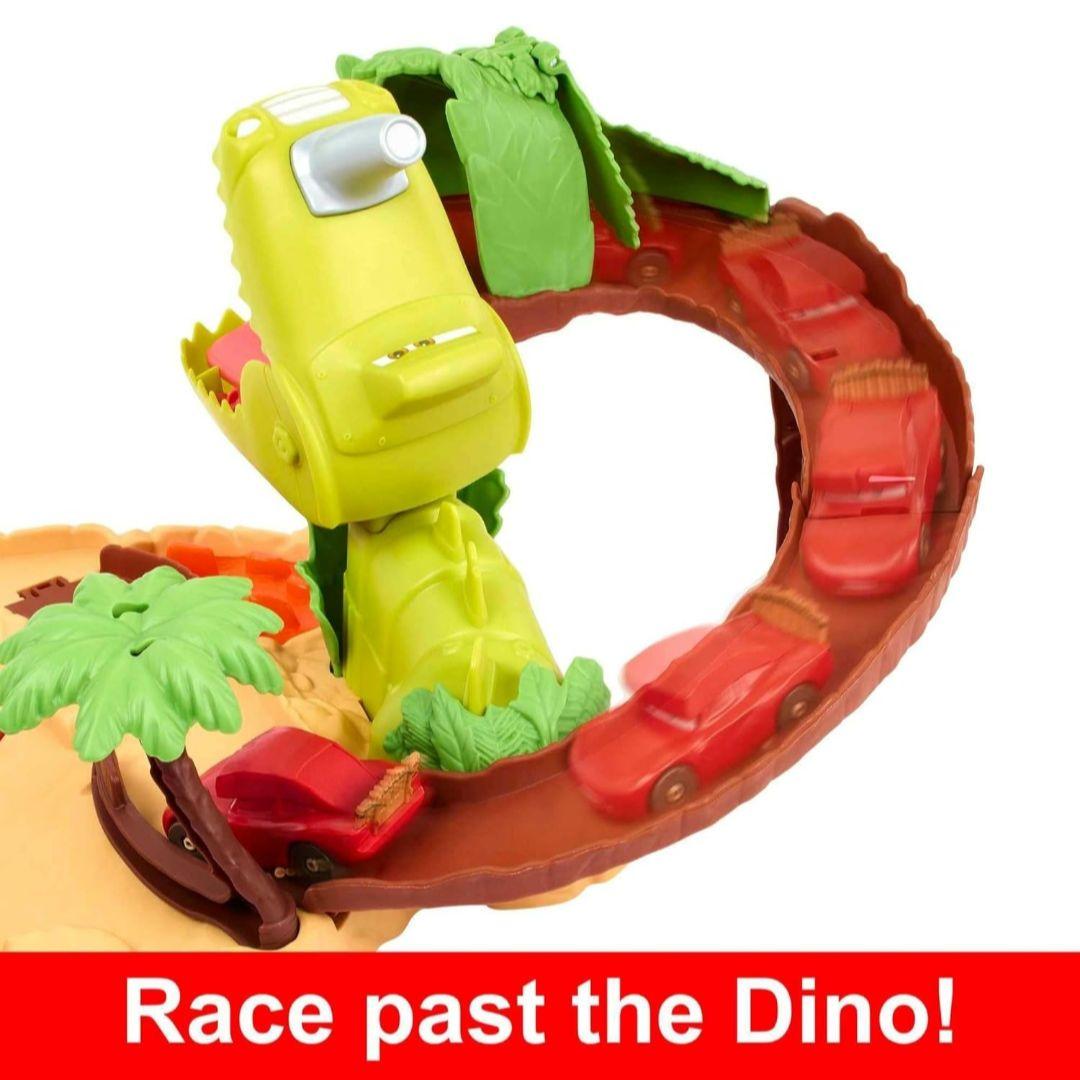 ディズニー カーズ マテル マックイーン おもちゃ 恐竜 プレイセット ミニカー