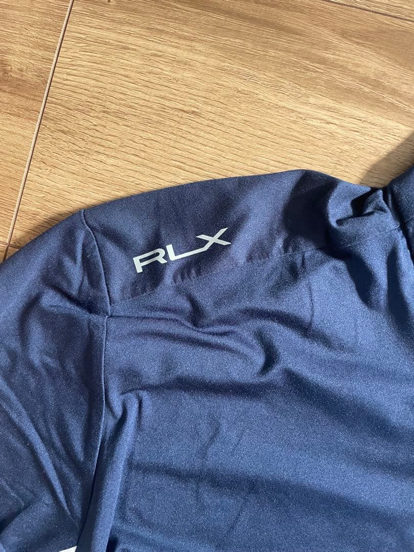 RLX ラルフローレン　ナイロンハーフジップカットソー　ゴルフウェア