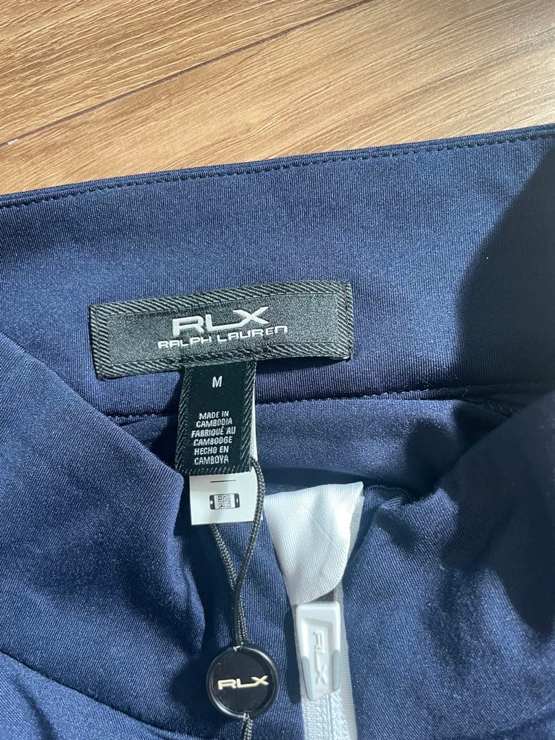 RLX ラルフローレン　ナイロンハーフジップカットソー　ゴルフウェア
