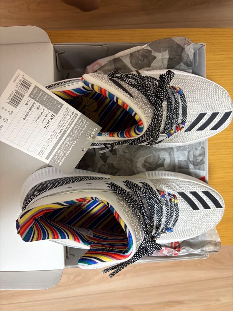 adidas バスケットボールシューズ 25cm