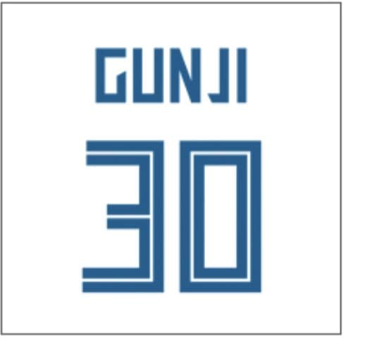 新品　郡司裕也 FAV限定　グリッターワッペン　日本ハム　GUNJI 30