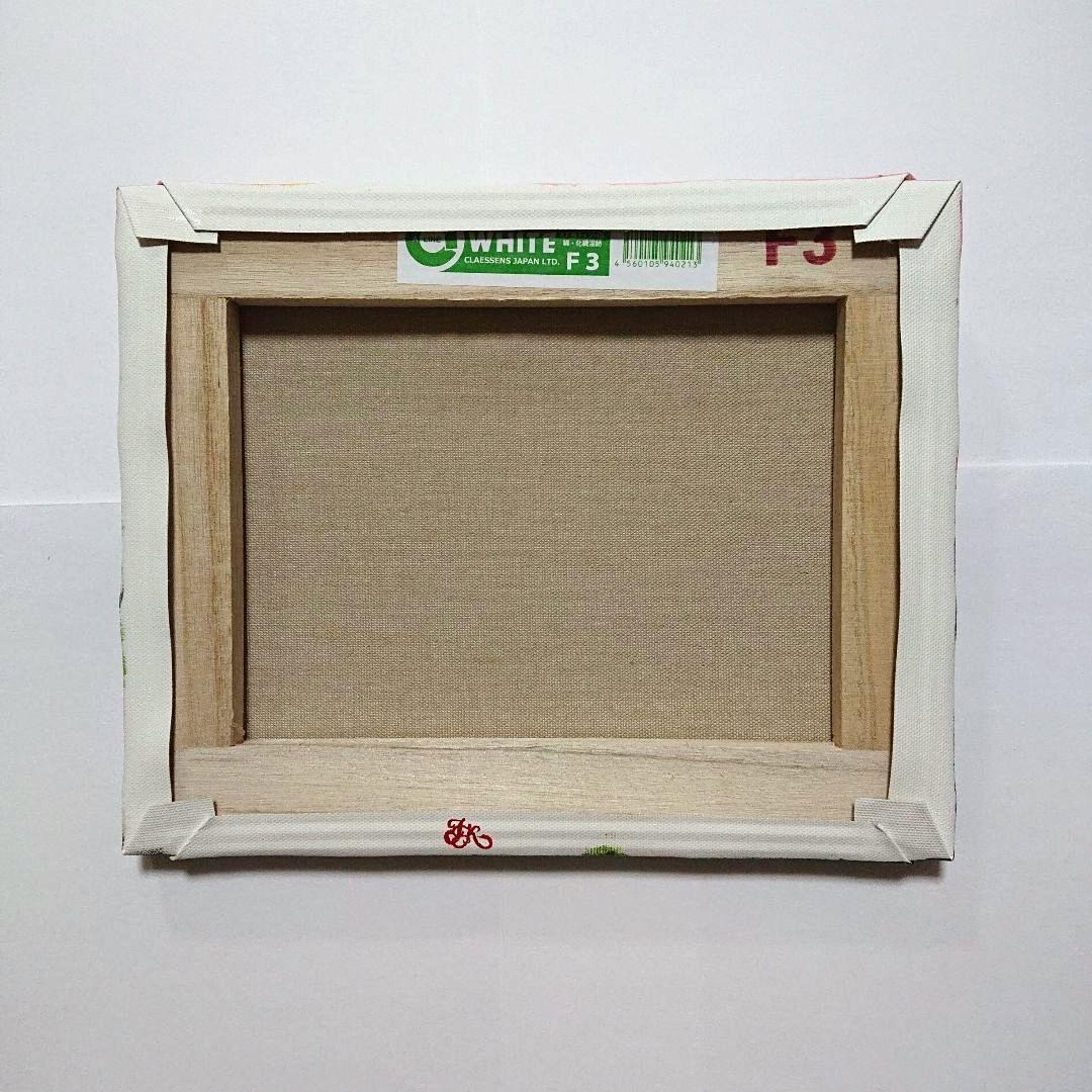 【鶴の舞】アクリル画 F3 風景画 絵画