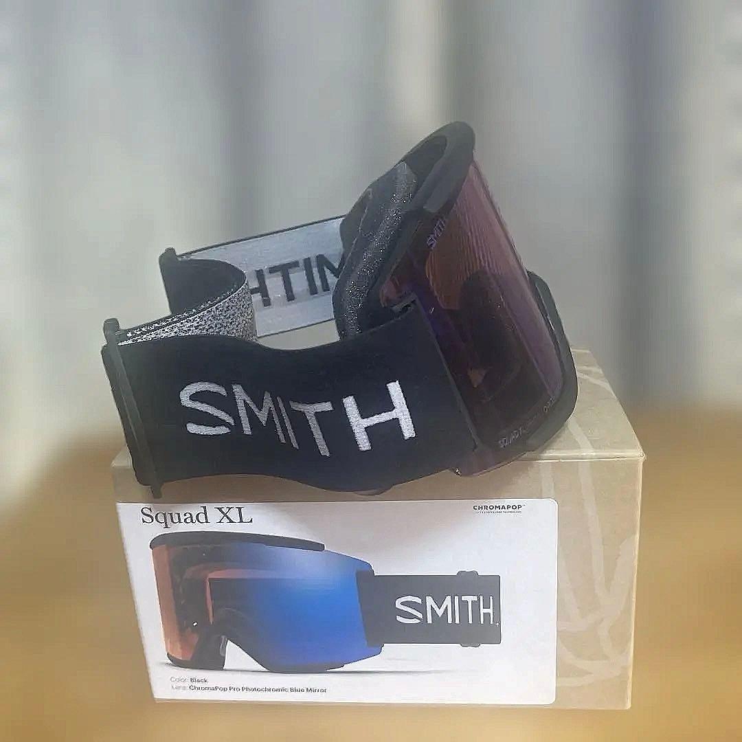 【新品】25-26 SMITH SQUAD XL Black CP PRO調光