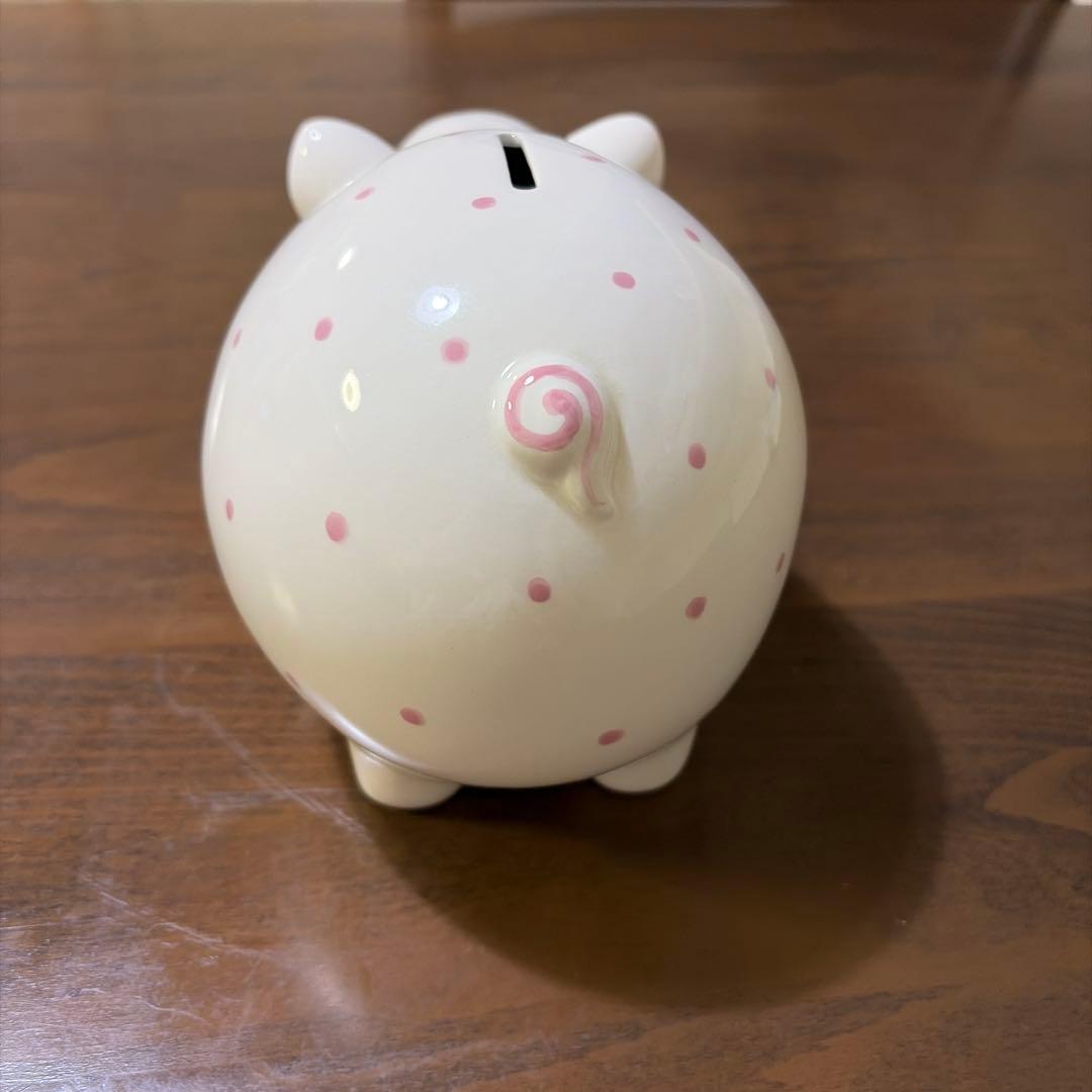 ティファニー　陶器　貯金箱　pig