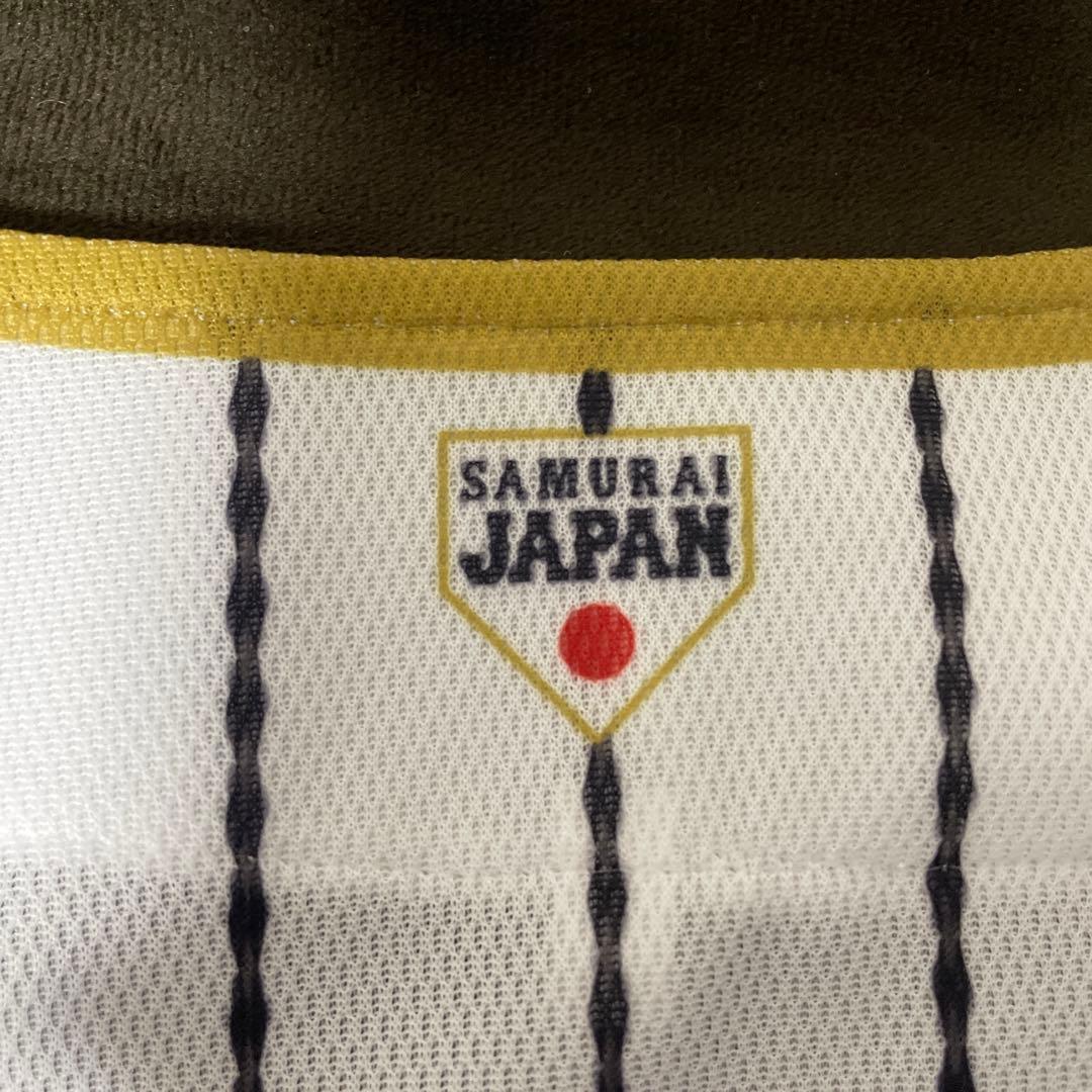 【美品】MIZUNO 野球 日本代表 侍ジャパン ユニフォーム WBC 白金 L
