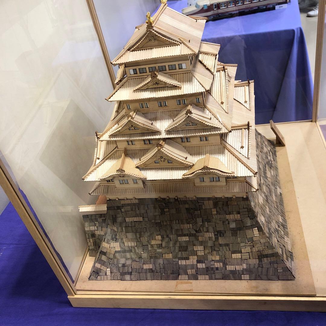 ウッディジョー 1/150 岡山城 木製建築模型　引取り限定