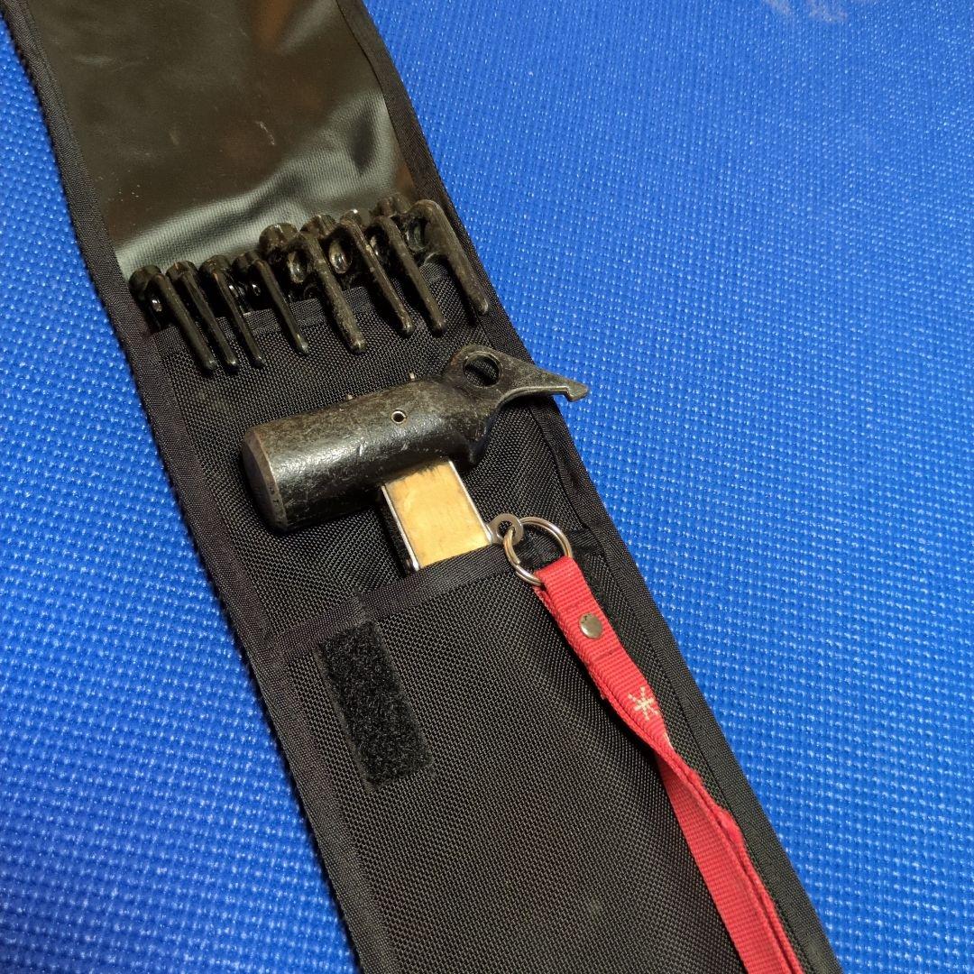 peak ペグハンマーセット　ケース付き　スノーピーク