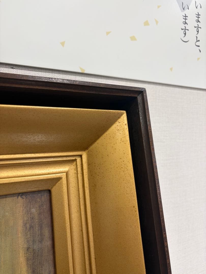 昭和レトロ　ルノワール　帽子の女　F15号　高さ72cm横幅61cmレリーフ工芸