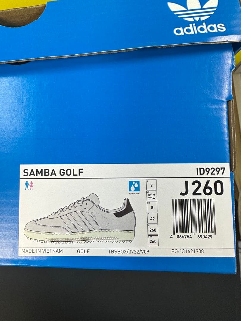 adidas アディダス　サンバゴルフシューズ