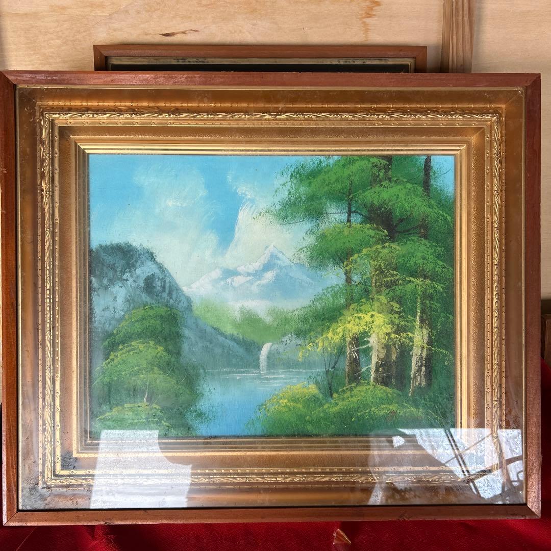 額縁 油彩飾り額 風景画