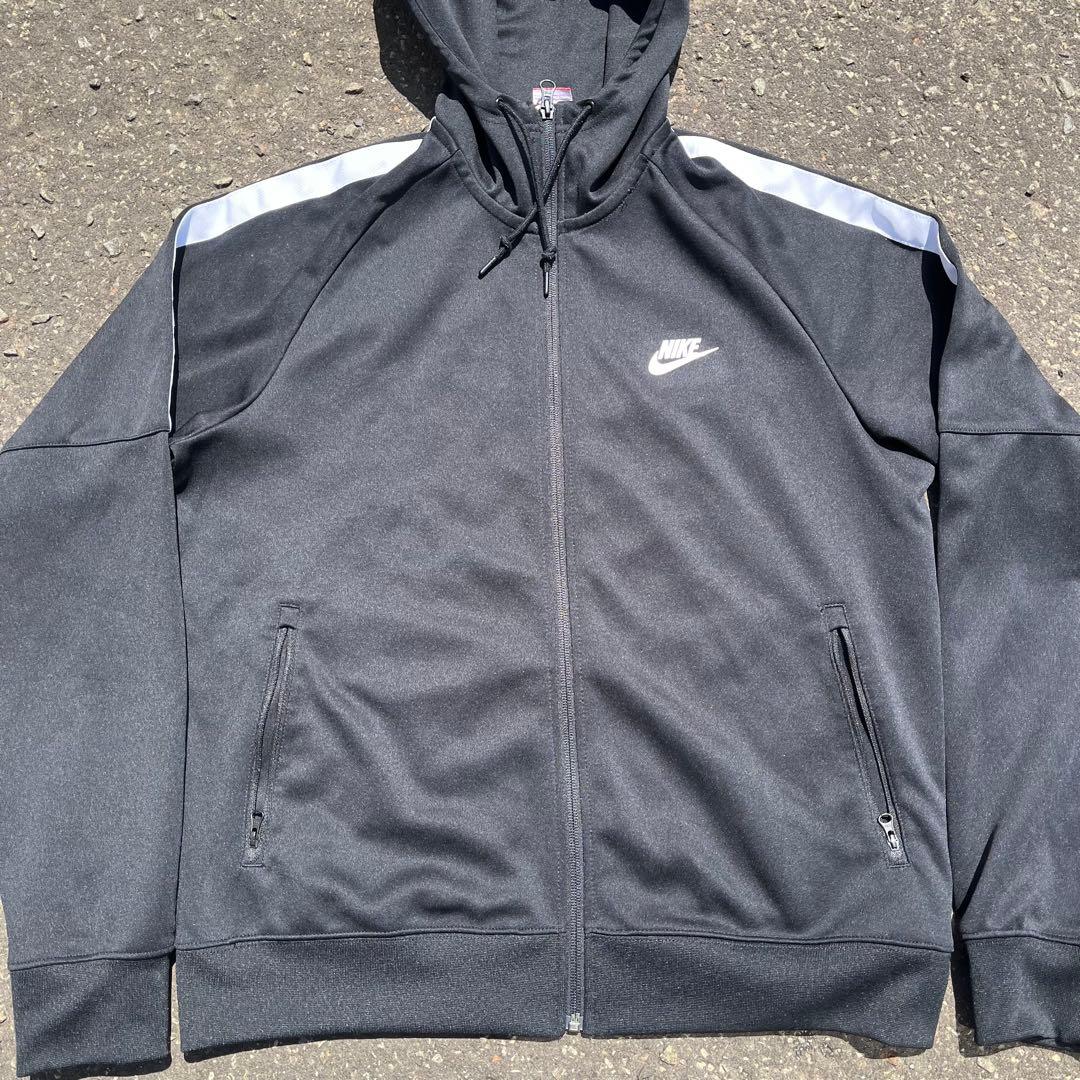 NIKE ナイキ ジップパーカー テックフリース セットアップ y2k 黒 XL