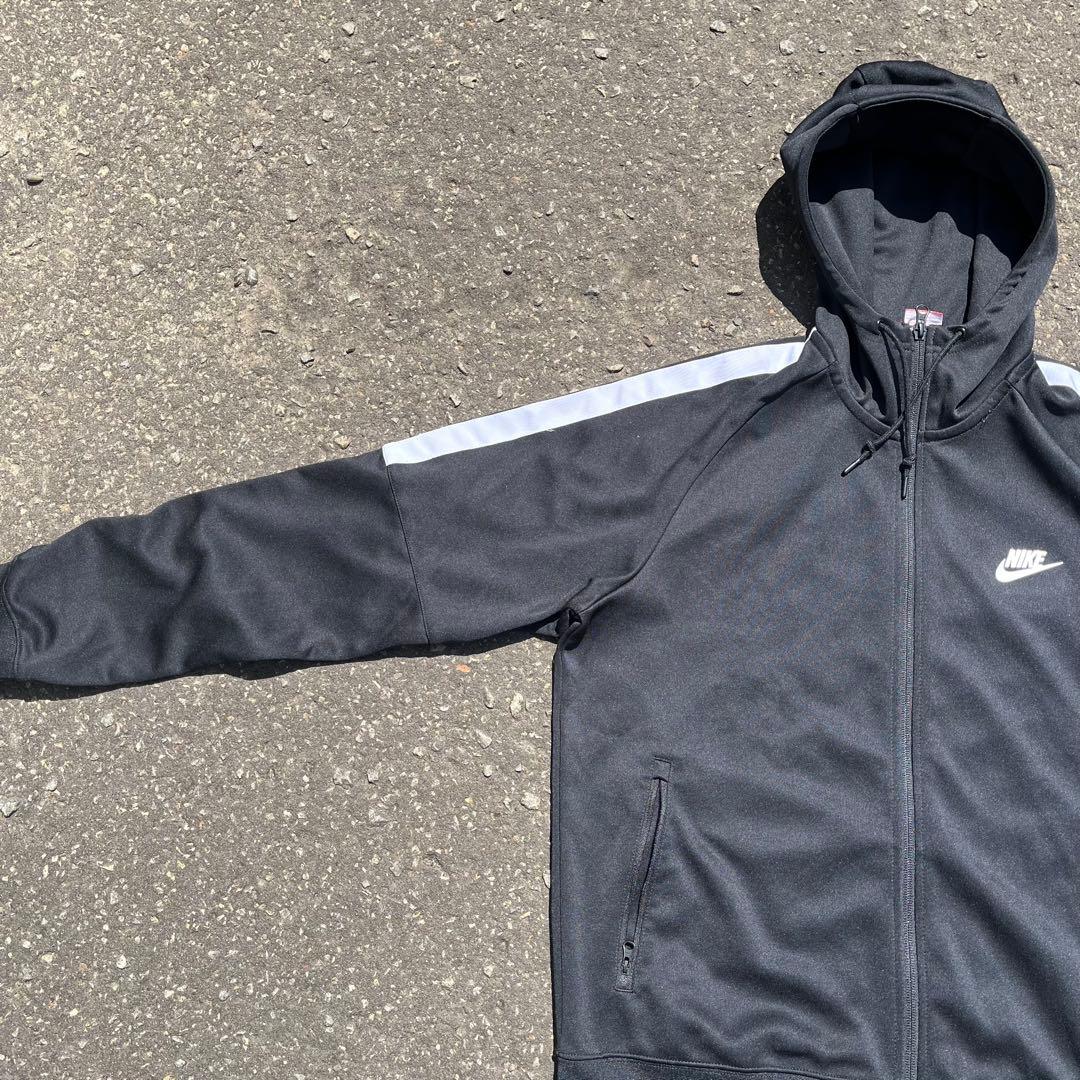 NIKE ナイキ ジップパーカー テックフリース セットアップ y2k 黒 XL