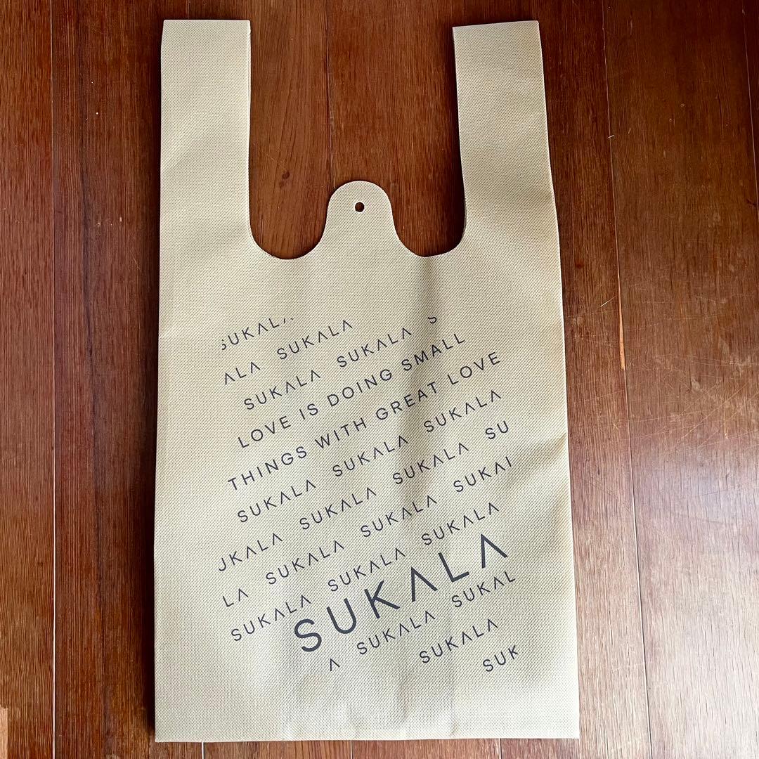 【SUKALA】ドローイングフラワーショートタンクトップ　Mサイズ　モーヴ