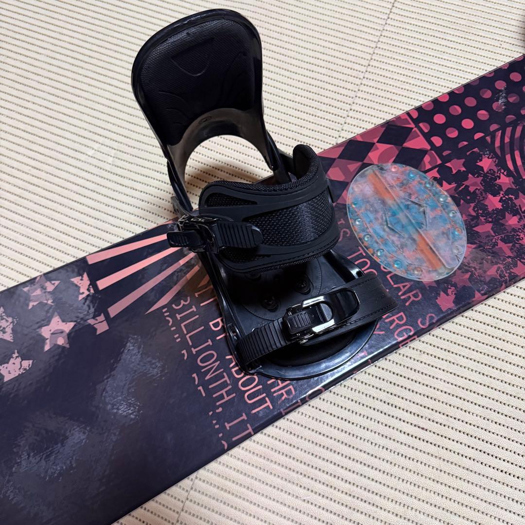美品　送料無料　VAXPOT 156cm キャンバー Lサイズ バインディング