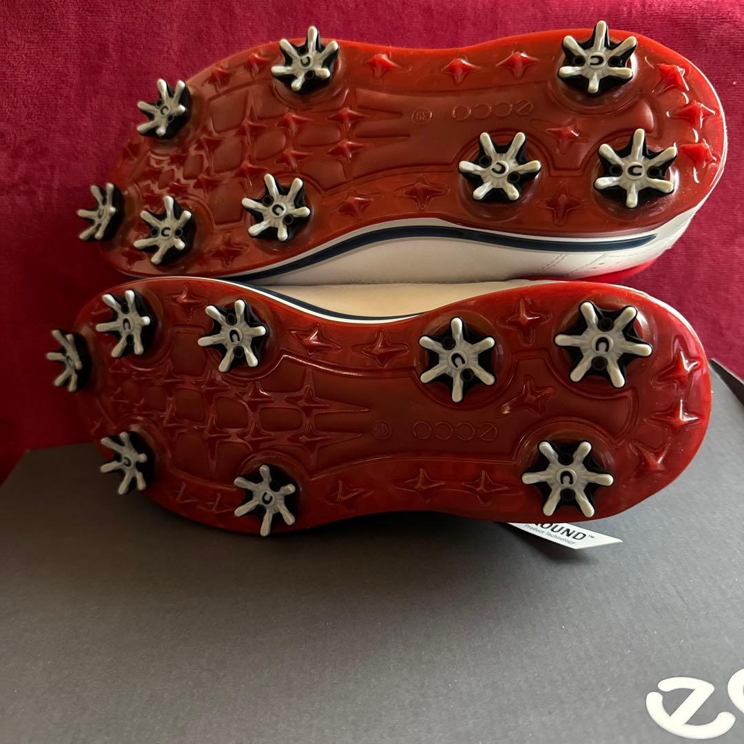 eccoのレディースゴルフシューズ24.5㎝★エコー★ゴアテックスの防水透湿仕様