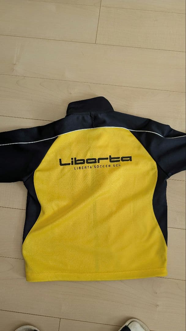 Liberta ジャージ イエロー/ネイビー サイズ140　短パン　半袖　145