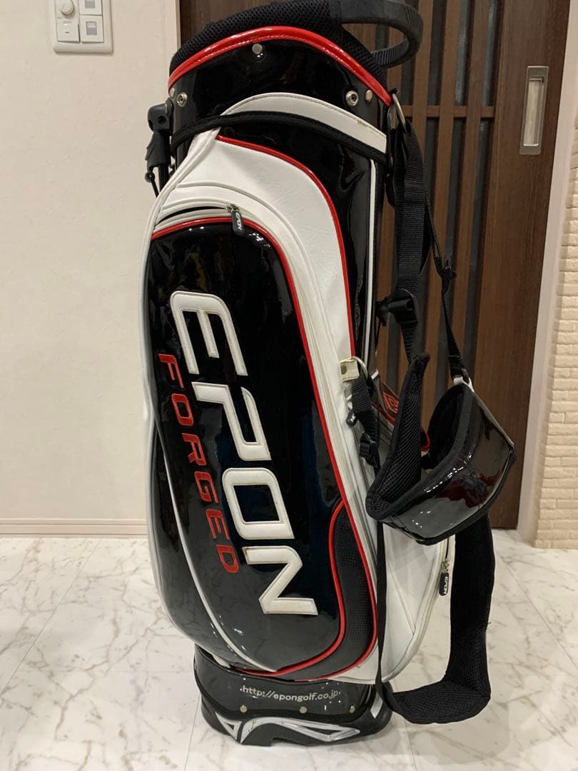 幻新潟直営　美品　ゴルフ　エポン　EPON キャディーバック　キャディバッグ