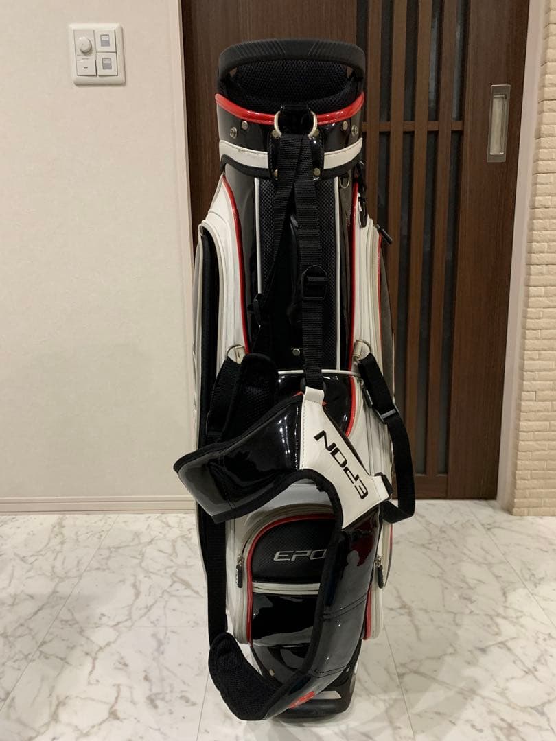 幻新潟直営　美品　ゴルフ　エポン　EPON キャディーバック　キャディバッグ