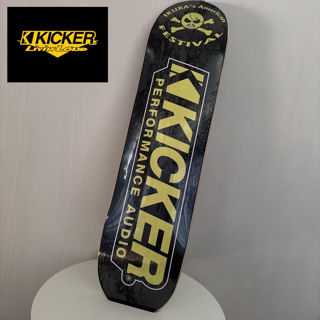 【非売品】KICKER スケートボードデッキ 8インチ 未使用
