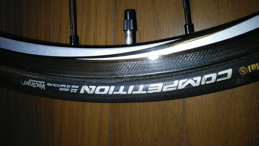 SHIMANO WH-9000 C24TU 前輪難あり