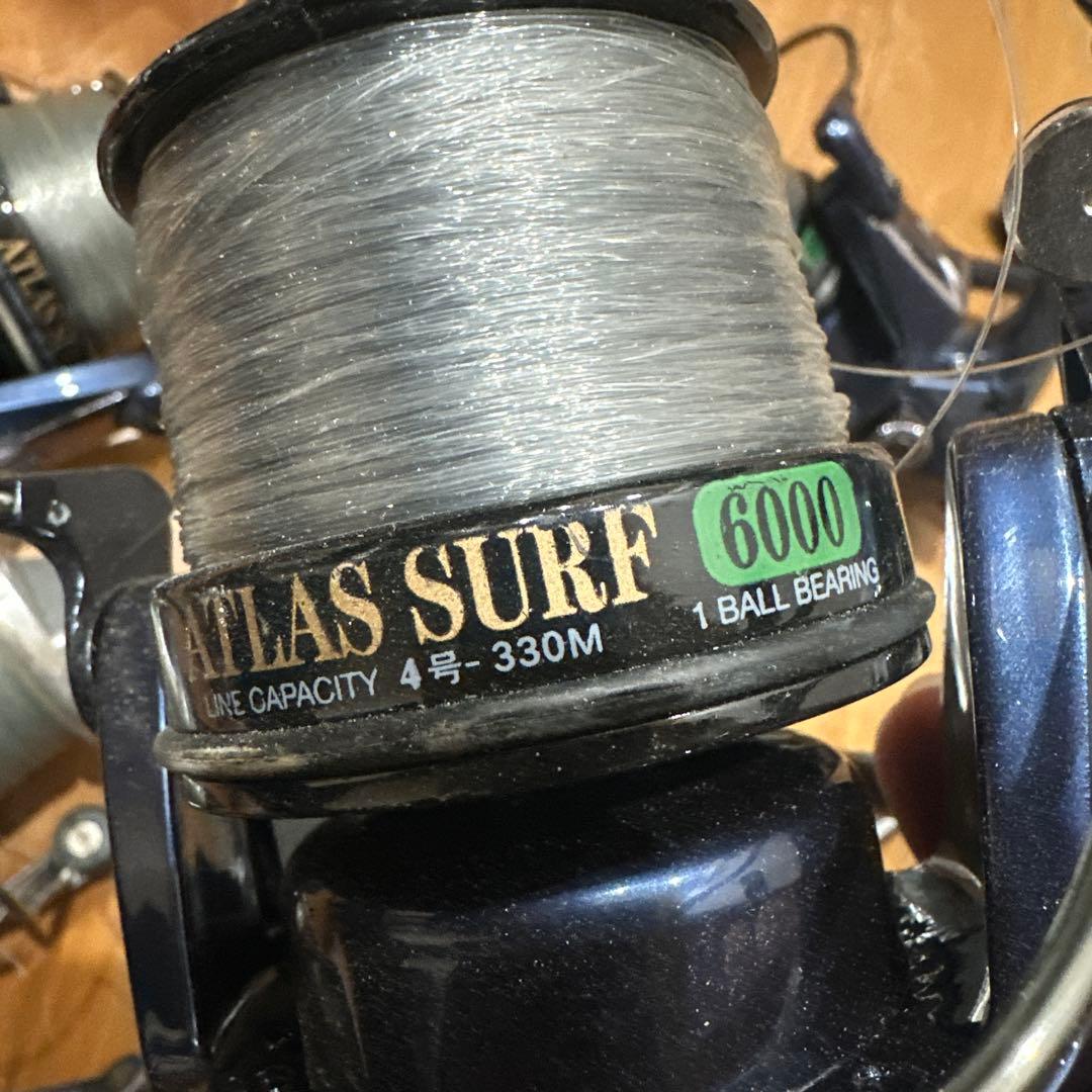 ATLAS SURF W25 リール 6000 5個