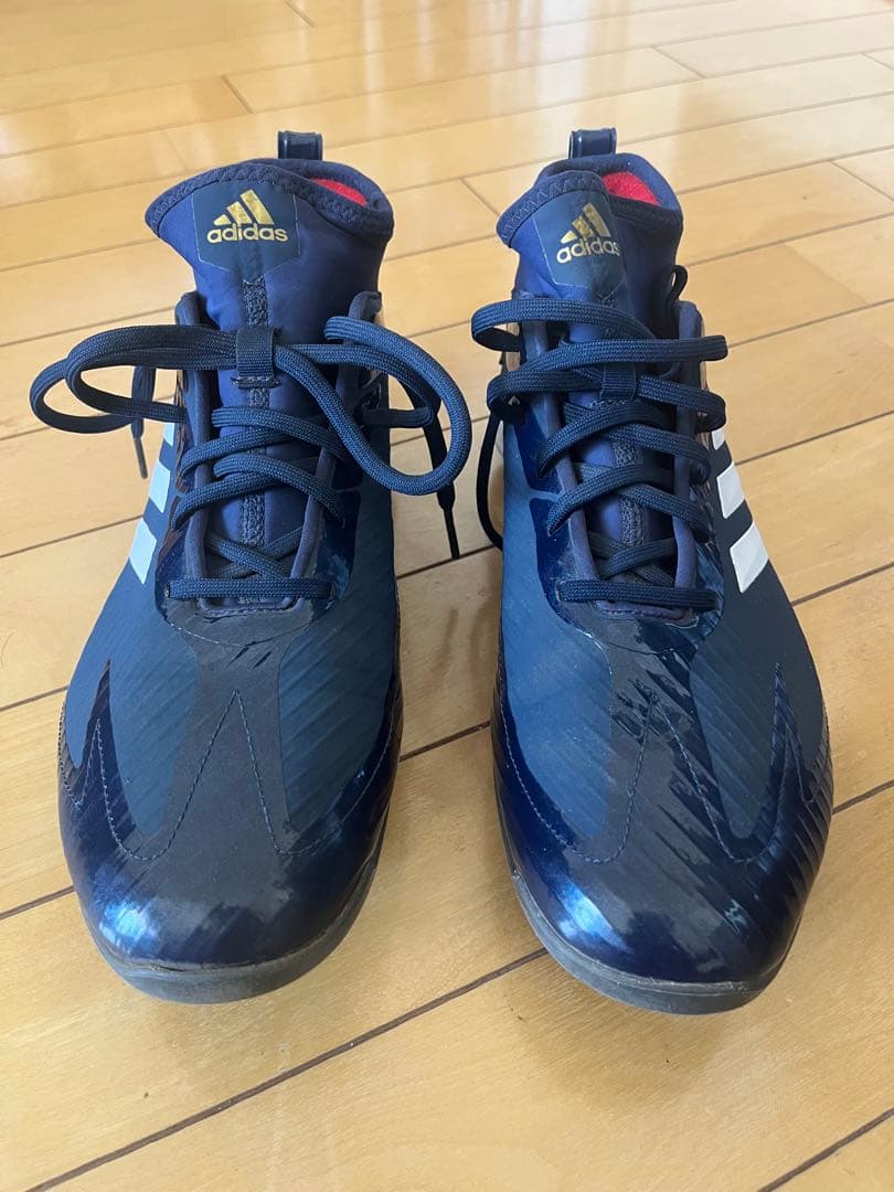 adidas 27.0 アディゼロ　ネイビー 野球スパイク