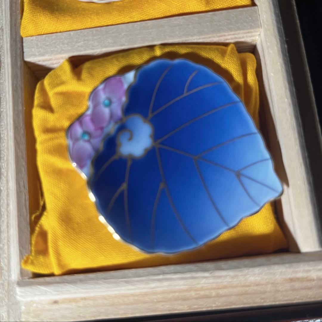 香蘭社　愁海棠　磁藝工房　磁芸工房　箸置き　5点