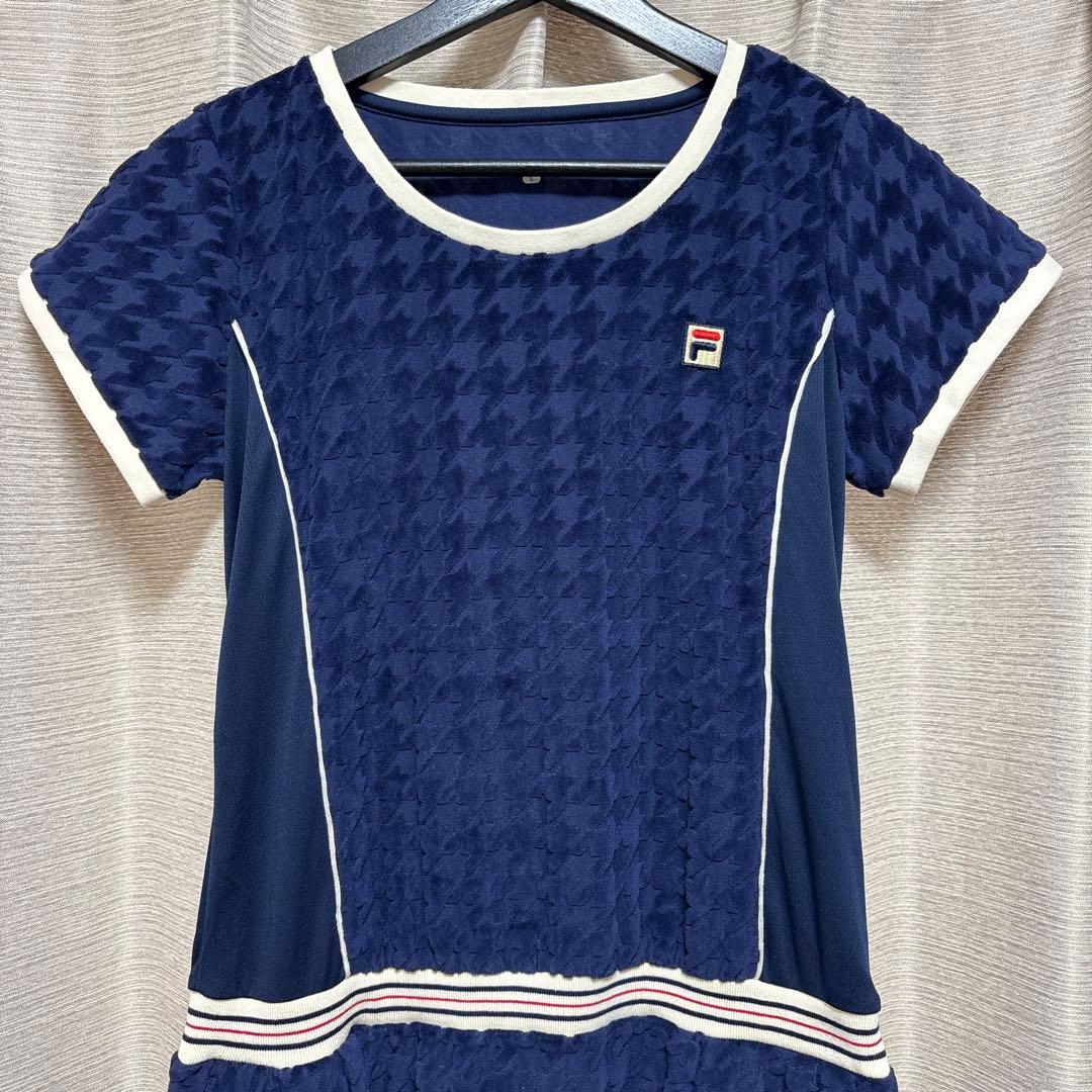 新品　フィラ　テニス　ベロア　ワンピース　サイズL