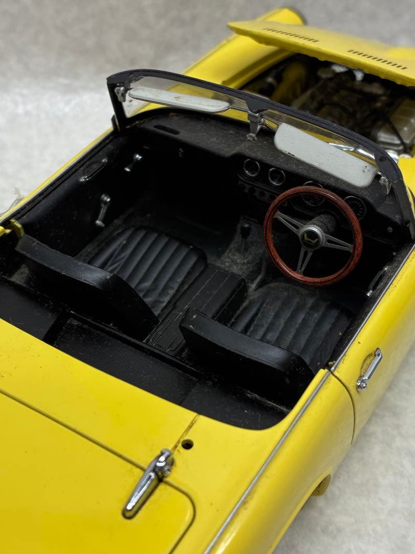 G2）1/18 AUTOart ホンダ S800 エスハチ ゴールデンイエロー