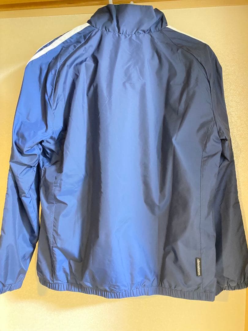新品　adidas ネイビー　ウインドブレーカー上下セット　Ｌサイズ