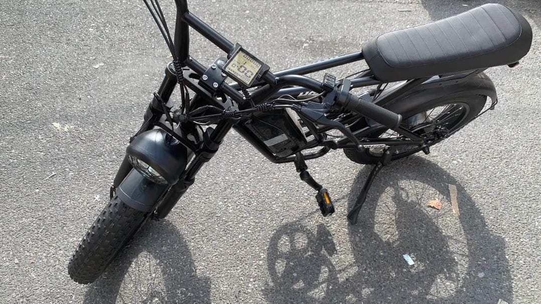 訳あり Houpet 電動アシスト自転車 20インチ 極太タイヤ 5段階アシスト