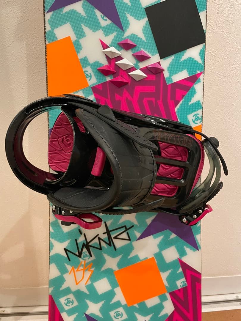 K2 VAVAVOOM NIKITA スノーボードセット143cm サロモン