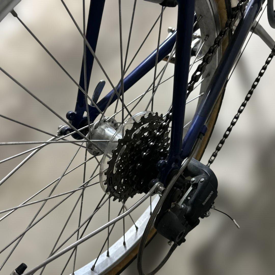 Bianchi Merlo 小径自転車 ネイビー　ミニベロ