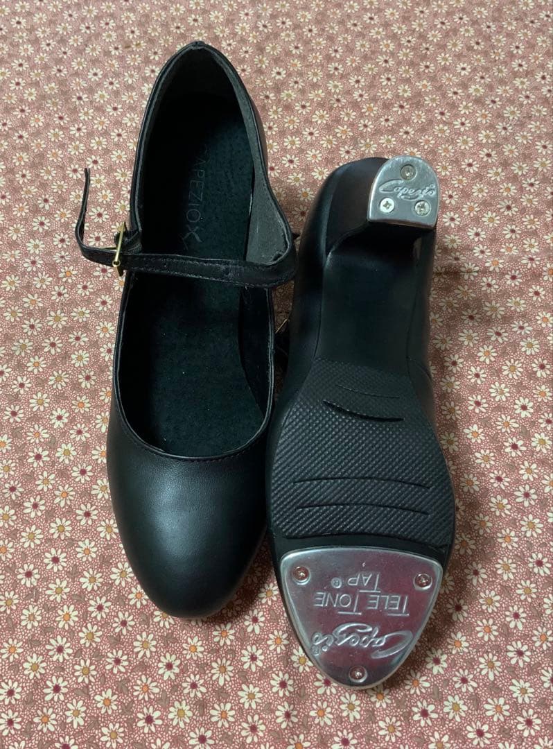 Capezio ブラック タップダンスシューズ 24cm未使用品