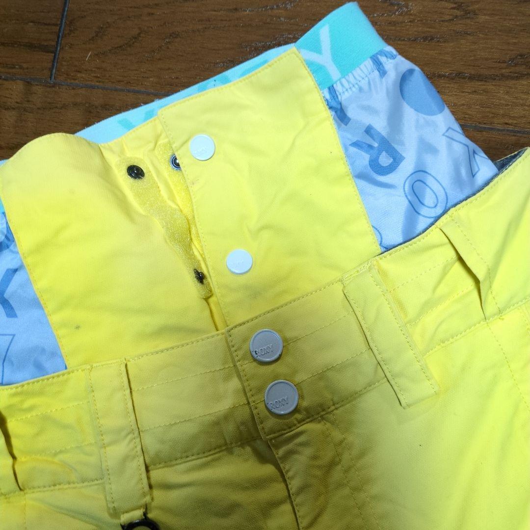 ROXY　スノボウェア　上下セット　Ｍ　レッド　イエロー　ロゴ