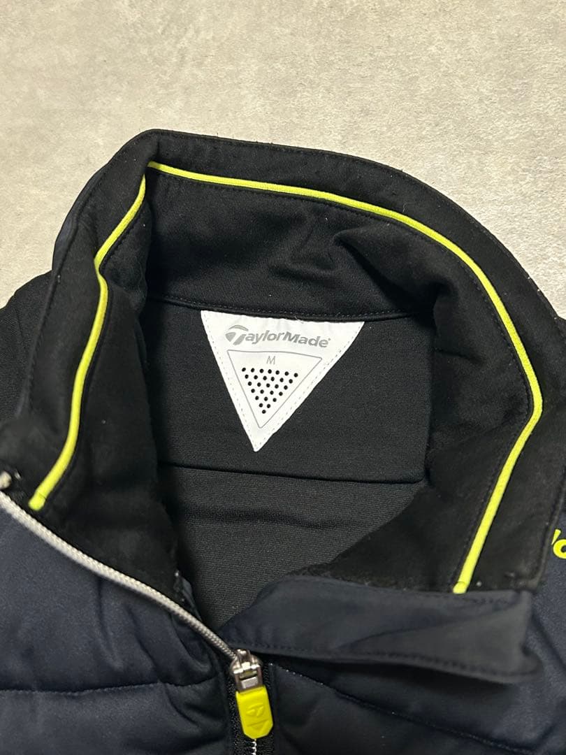 未使用級 TaylorMade メンズ M ブラック ダウンベスト