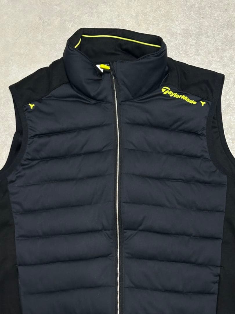 未使用級 TaylorMade メンズ M ブラック ダウンベスト