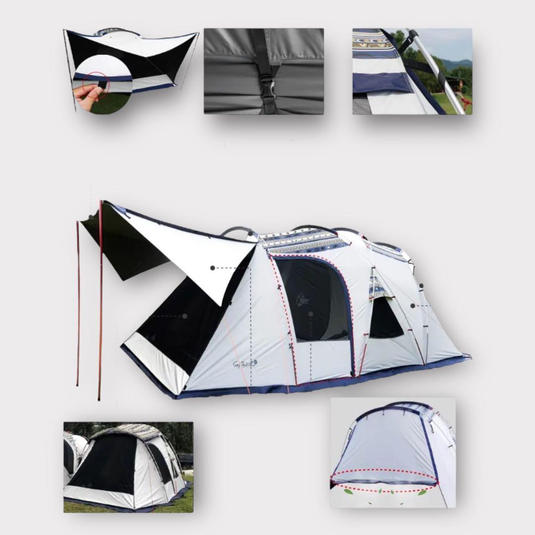 7528.OUTDOOR BASE SKYPAINTER 2D ブルー×ホワイト