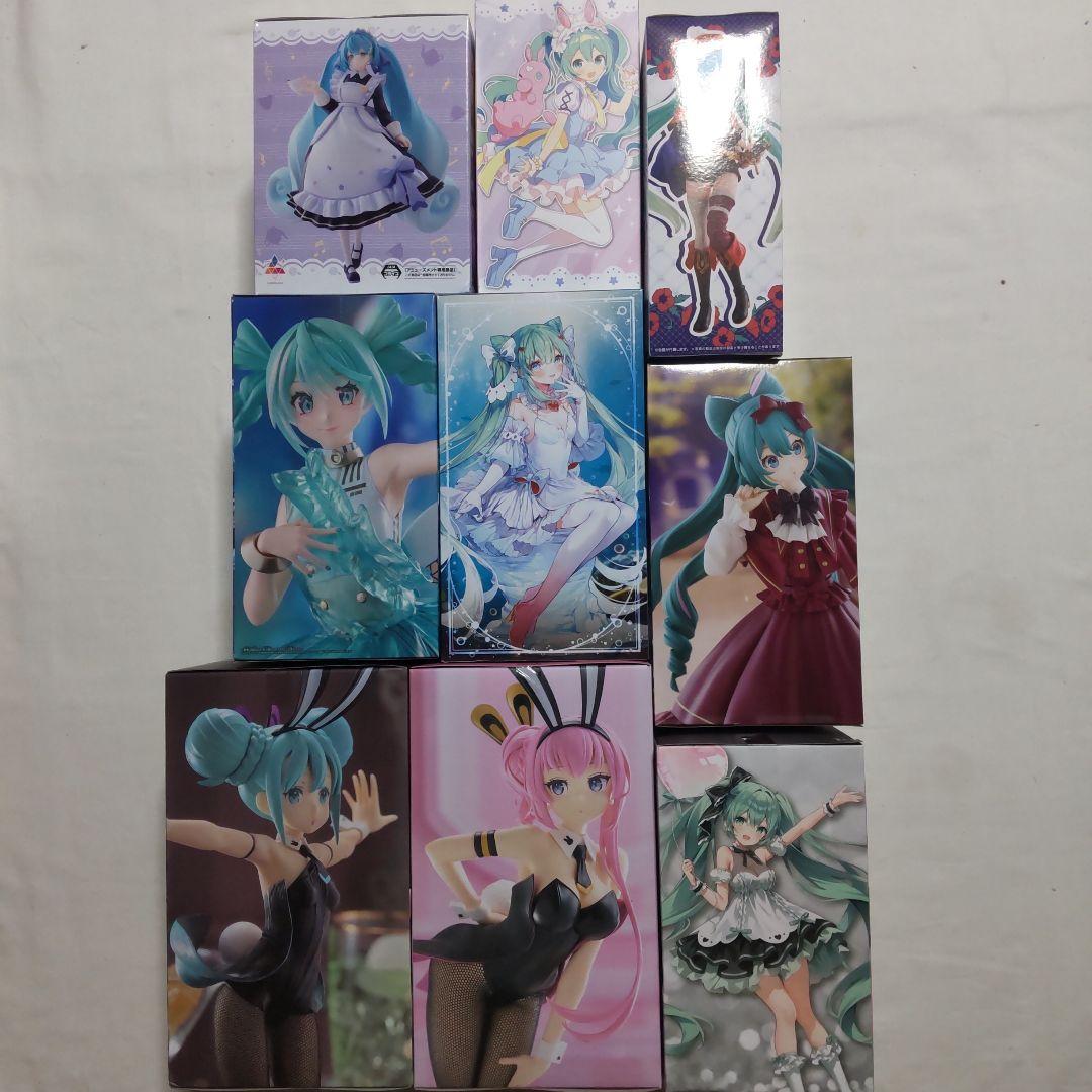 初音ミク巡音ルカ セガ タイトー フリュー バンプレスト フィギュア 9体セット