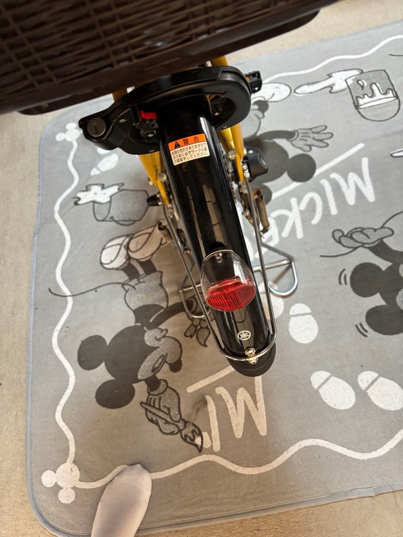 引き取り希望　電動自転車　からし色