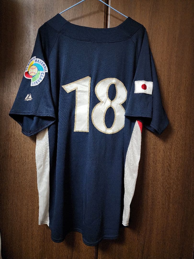 松坂大輔 ユニフォーム WBC 2006 侍ジャパン 18 wbc 刺繍