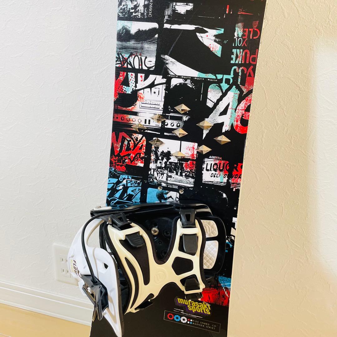 RIDE AGENDA 147cm FLOW ALPHA Lサイズ スノーボード