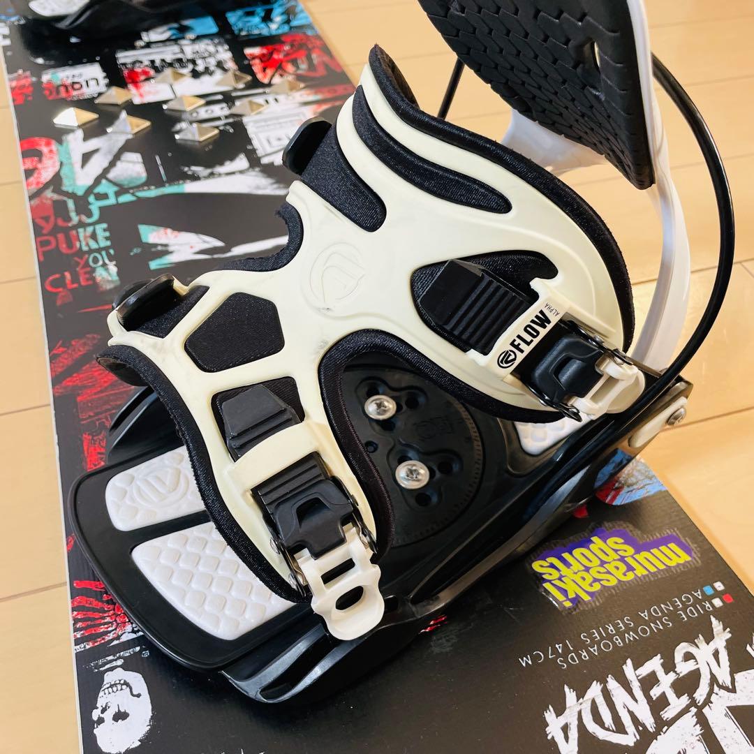 RIDE AGENDA 147cm FLOW ALPHA Lサイズ スノーボード