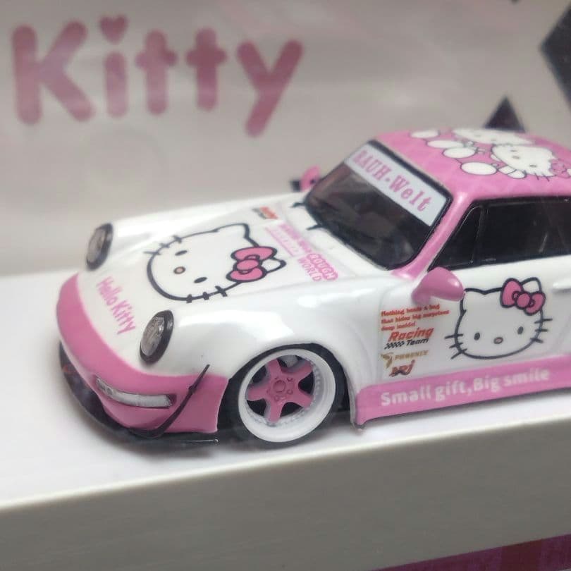 【数量限定品】XKE Model 1/64 ハローキティ ポルシェ RWB964