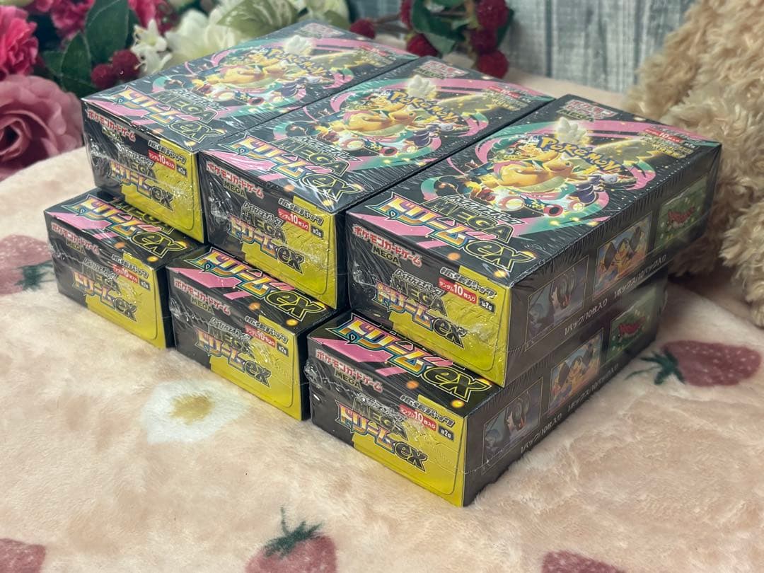 ポケモンカードゲーム メガドリームEX☆新品未開封シュリンク付き☆6BOXセット