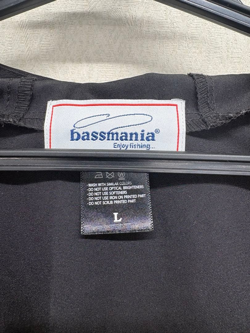 ＊レア商品＊bassmania ブラック マウンテンパーカー Lサイズ