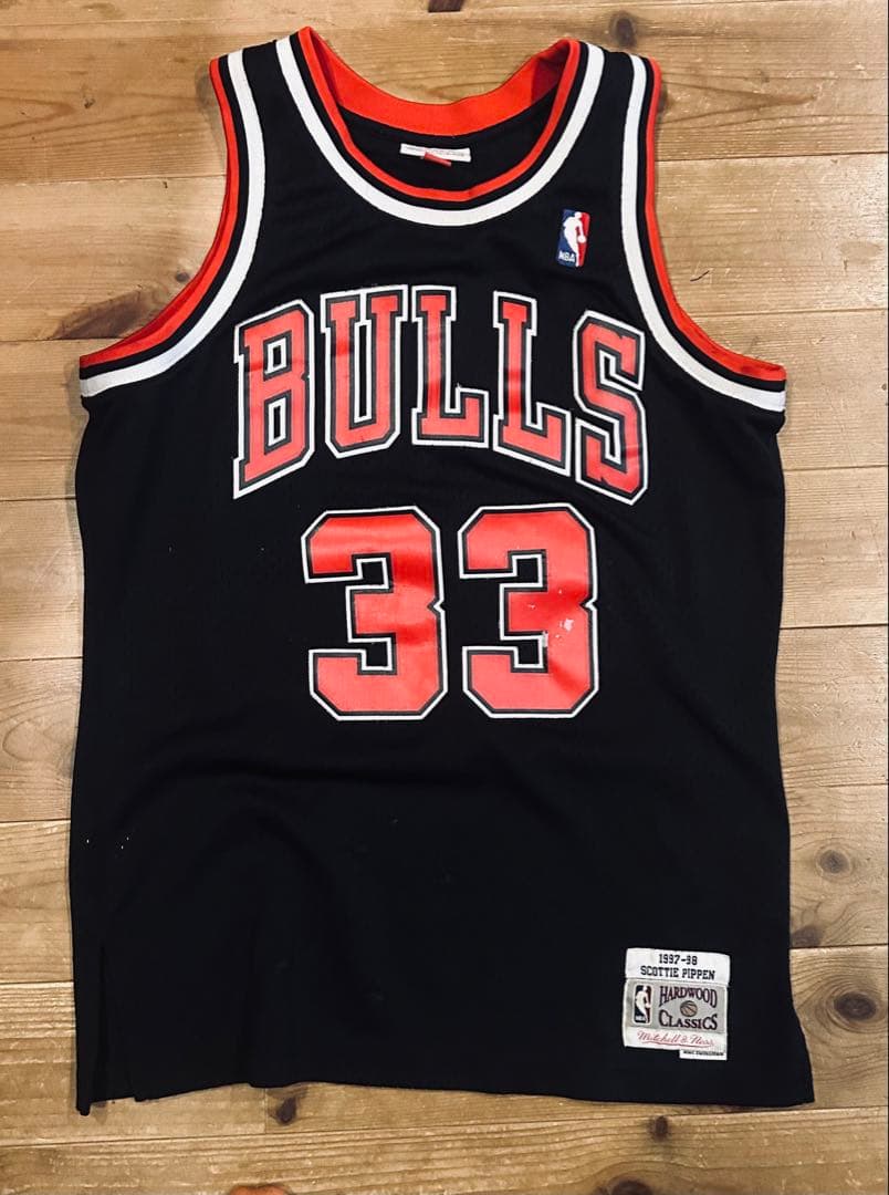 ユニフォーム 古着 90s Mitchell & Ness ブルズ PIPPEN